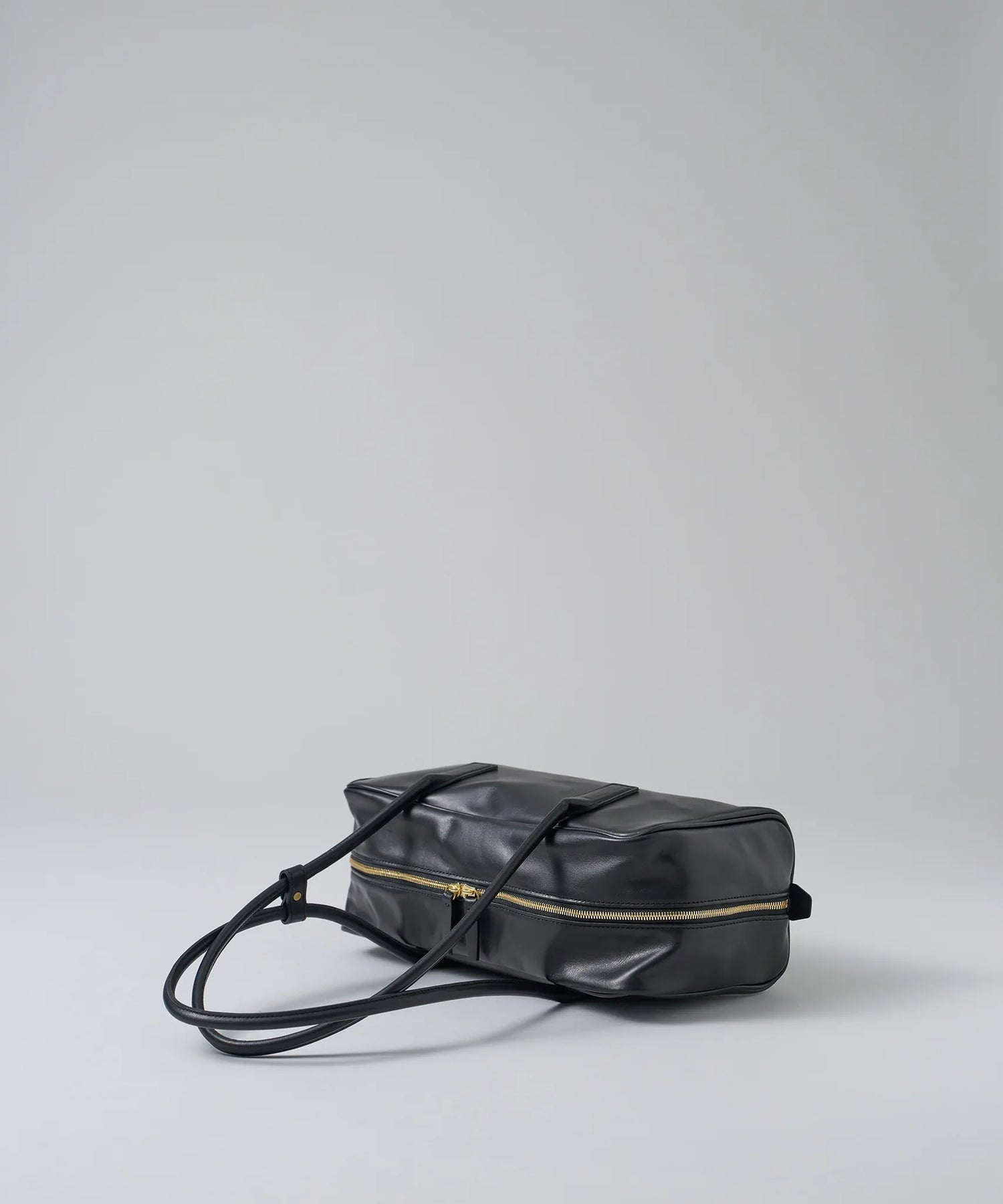 #45/ コンターボストンS（black）/ 牛革・アペルト - REN