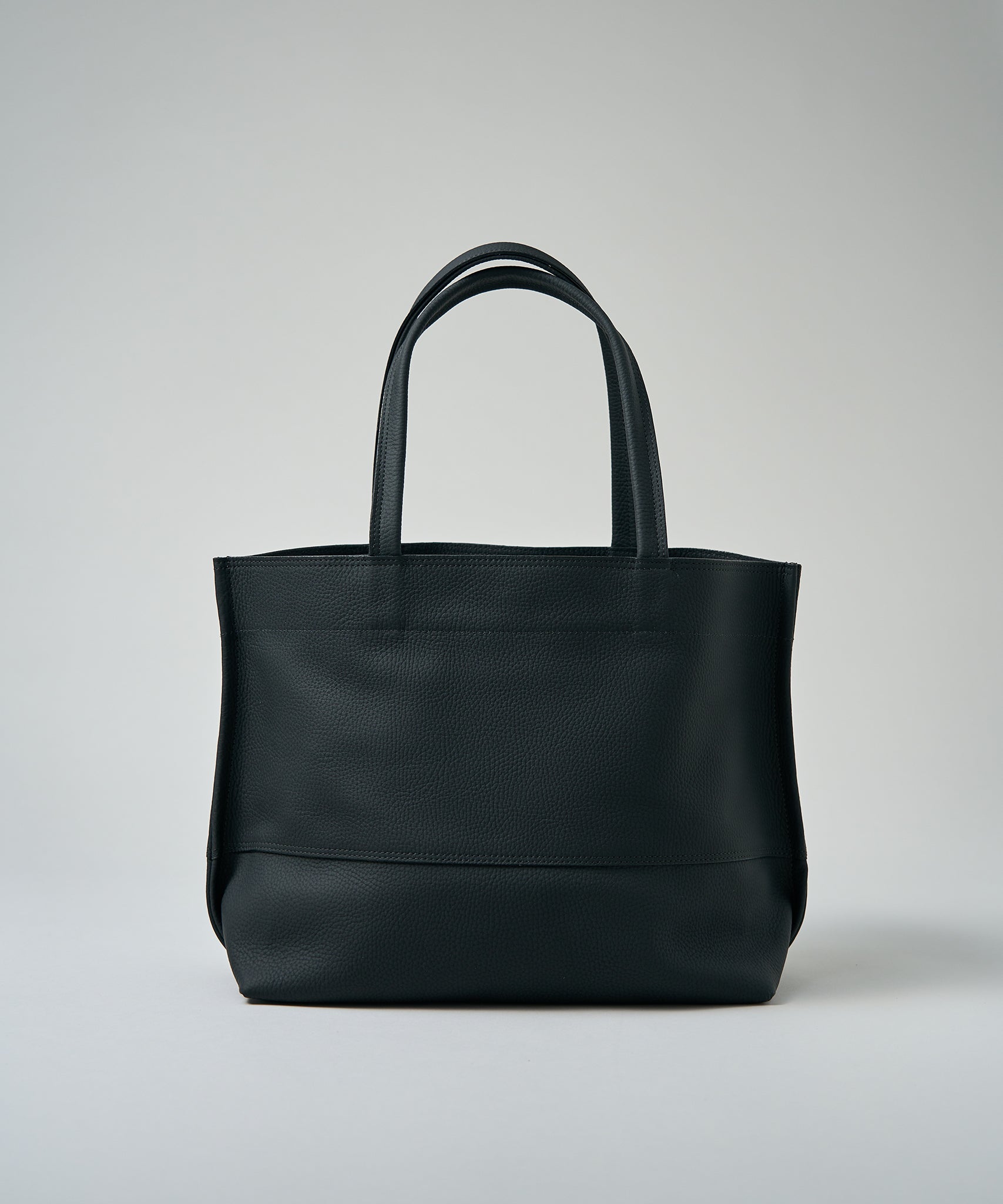 あす楽対応】 LONGCHAMP◇トートバッグ/レザー/BLK/1686051001