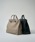 almond gray / ink black