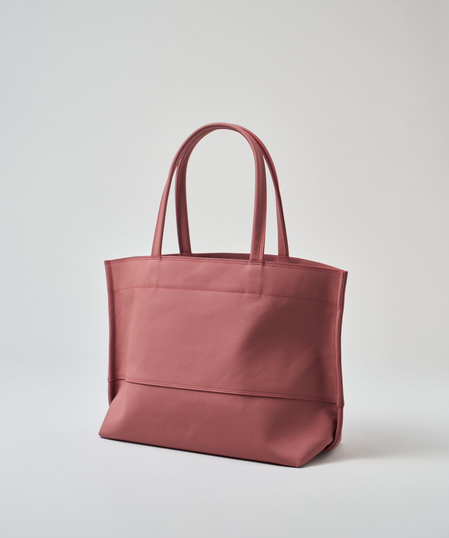 #51b《BF SALE 30%》ワイドトートM（rouge pink）/ 牛革・フィリップ