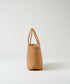 #57/ メルカドトート M（vintage tan）/ 牛革・バッファローメッシュ