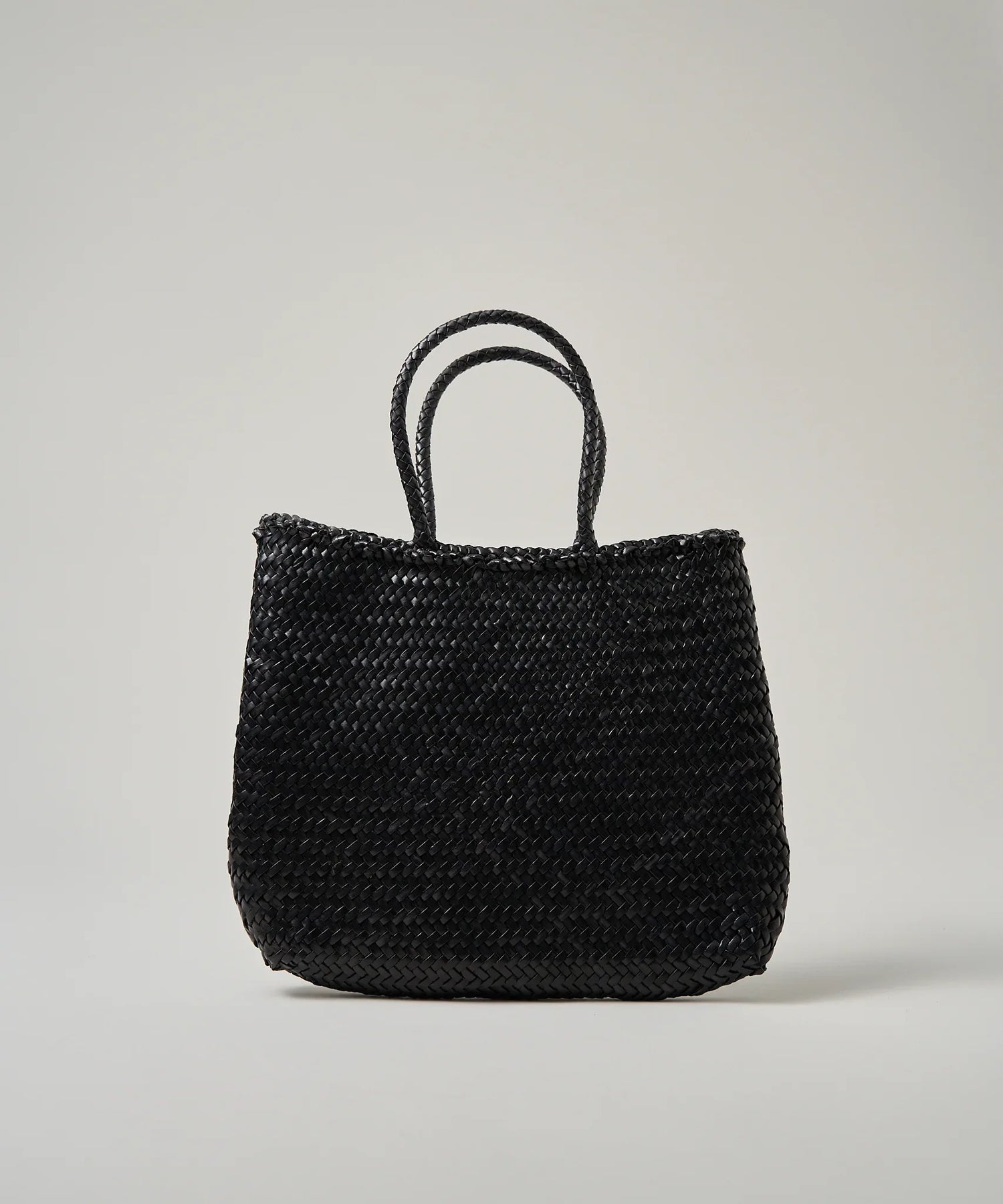 【26SS】#57/ メルカドショッパー（black） / 牛革・バッファローメッシュ - REN