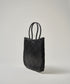 【26SS】#57/ メルカドショッパー（black） / 牛革・バッファローメッシュ - REN