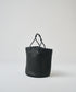 #60/ バスケット（black）/ 羊革・シープメッシュ
