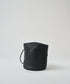 #60/ バスケット（black）/ 羊革・シープメッシュ