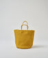 #60/ バスケット（mustard）/ 羊革・シープメッシュ