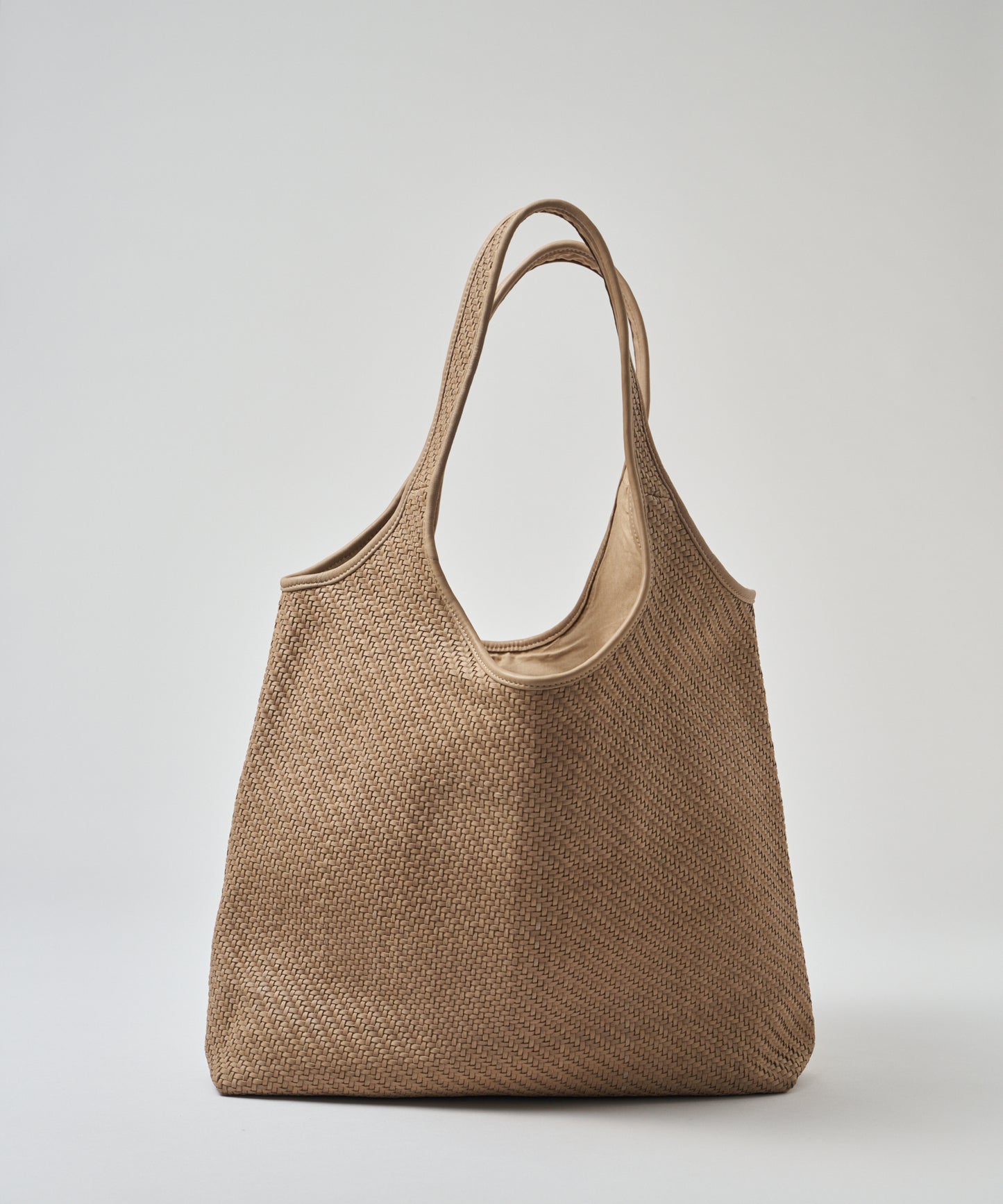 #60/ メトロキャリー（marron beige）/ 羊革・シープメッシュ