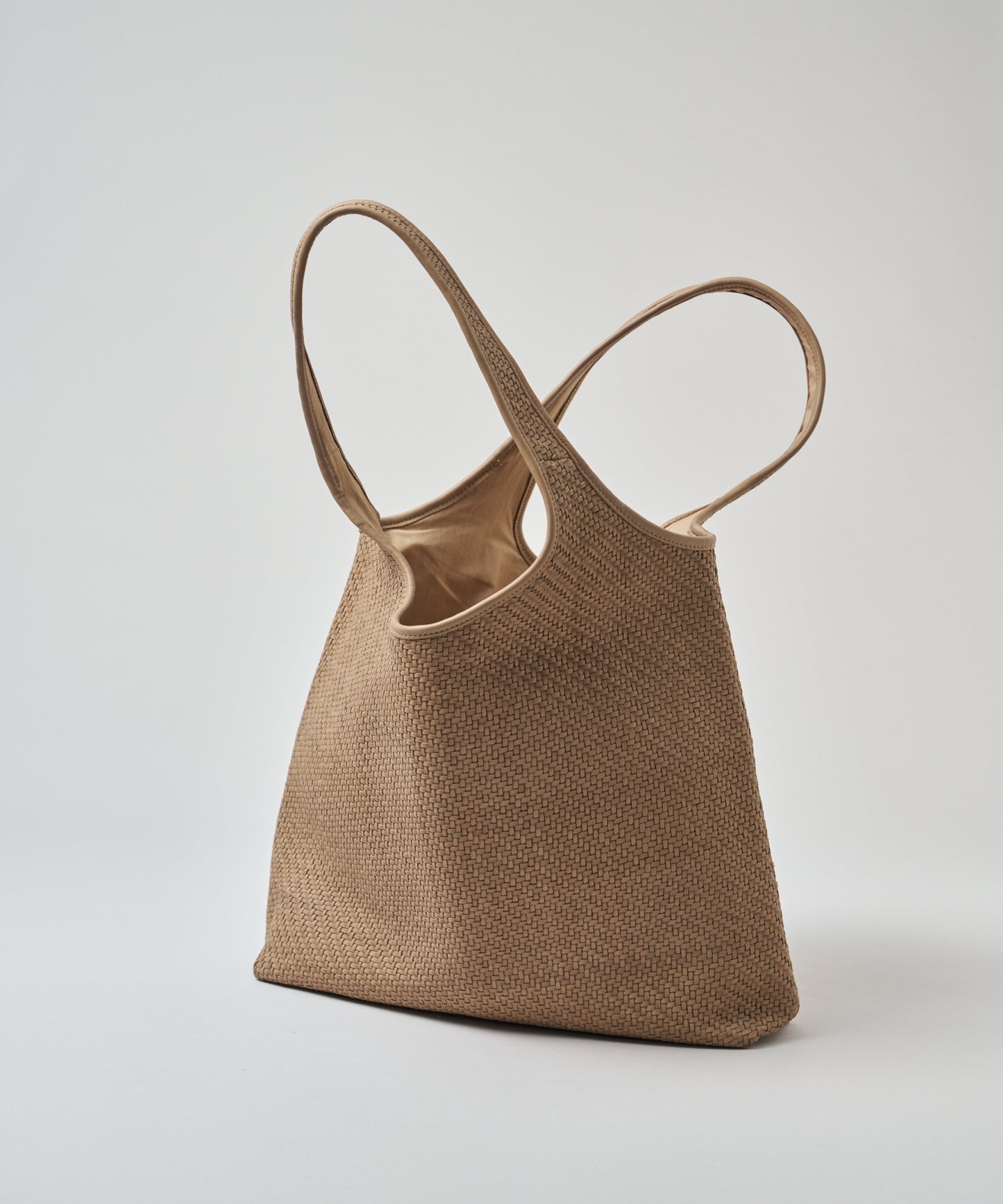 #60/ メトロキャリー（marron beige）/ 羊革・シープメッシュ