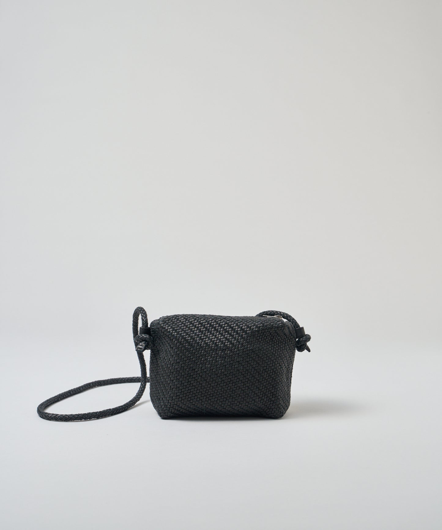 #60/ バレルショルダーS（black）/ 羊革・シープメッシュ