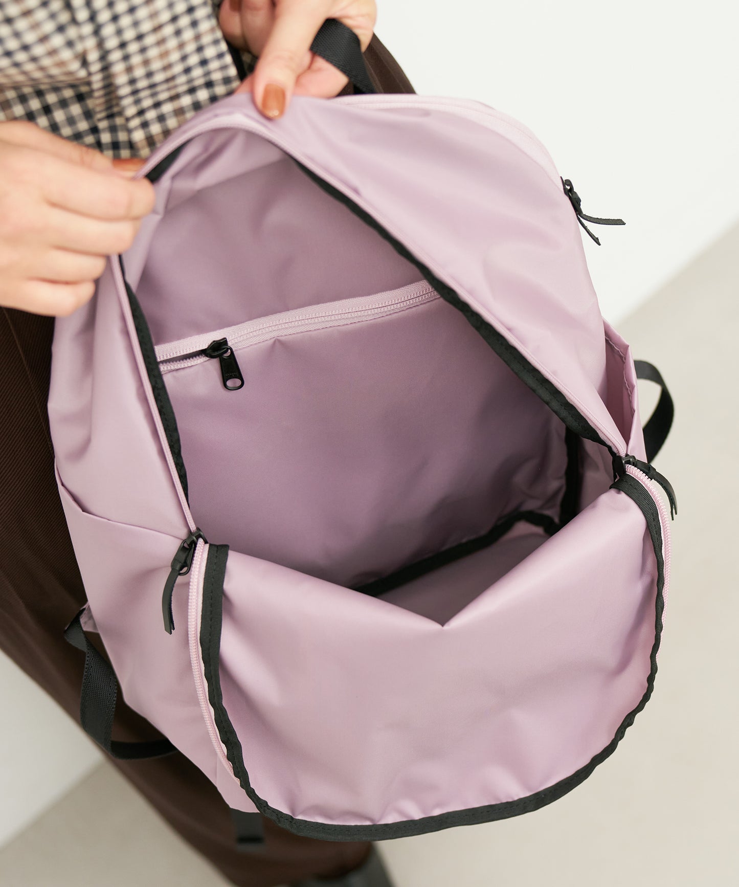 #87/ ライズパック 16L（mauve）/ Basic Nylon