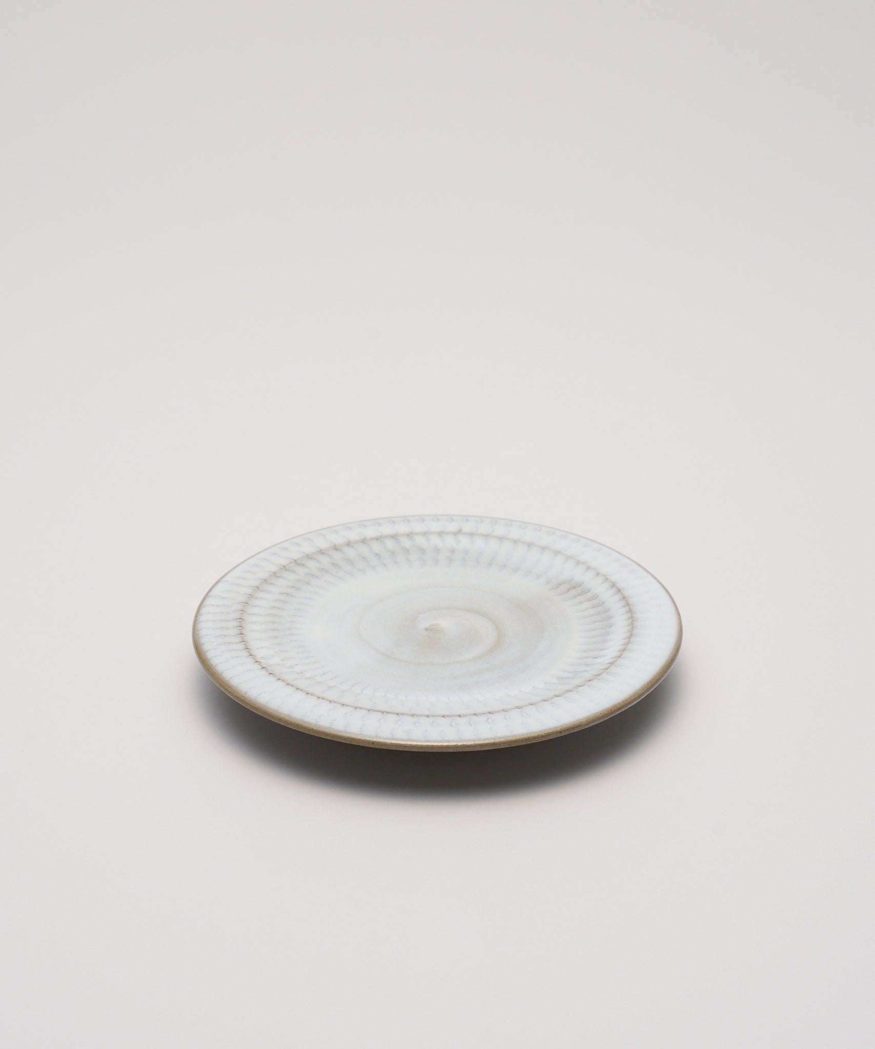 小石原ポタリー　ハンドメイド クリーム色 ストライプ皿 2枚セット 小石原ポタリー(コイシワラポタリー)のパン皿S【2枚セット】通販