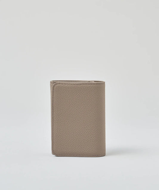 #51/ ポストマンウォレット S(almond gray)/ 牛革・フィリップ