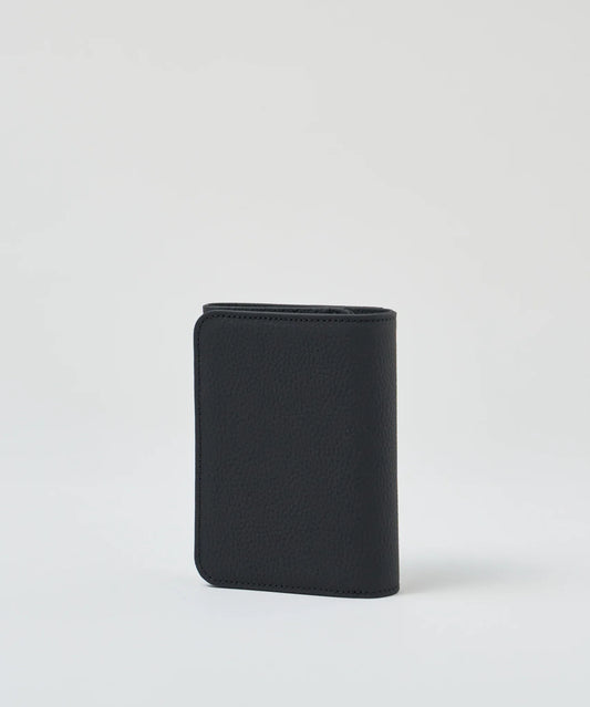 #51/ ポストマンウォレット S(ink black)/ 牛革・フィリップ - REN