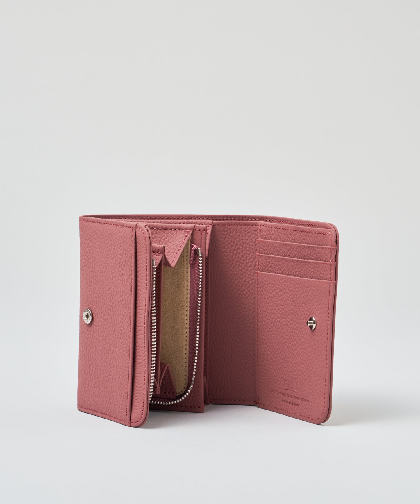 #51/ ポストマンウォレット S（rouge pink）/ 牛革・フィリップ