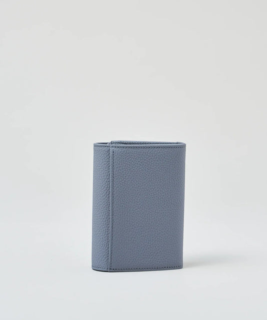 #51/ ポストマンウォレット S(powder blue)/ 牛革・フィリップ - REN