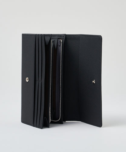 #51/ バンクウォレット（ink black）/ 牛革・フィリップ