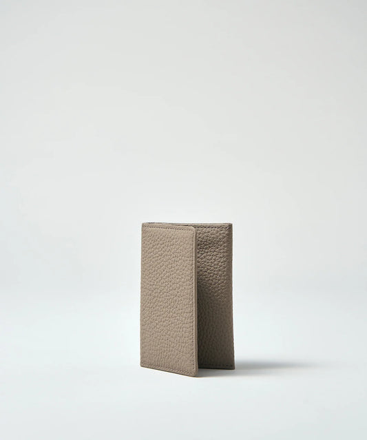 EOS/ #51/ カードケース（almond gray）/ 牛革・フィリップ - REN