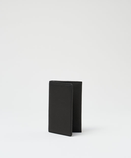 #55/ カードケース(black)/ 牛革・ベビーバッファロー