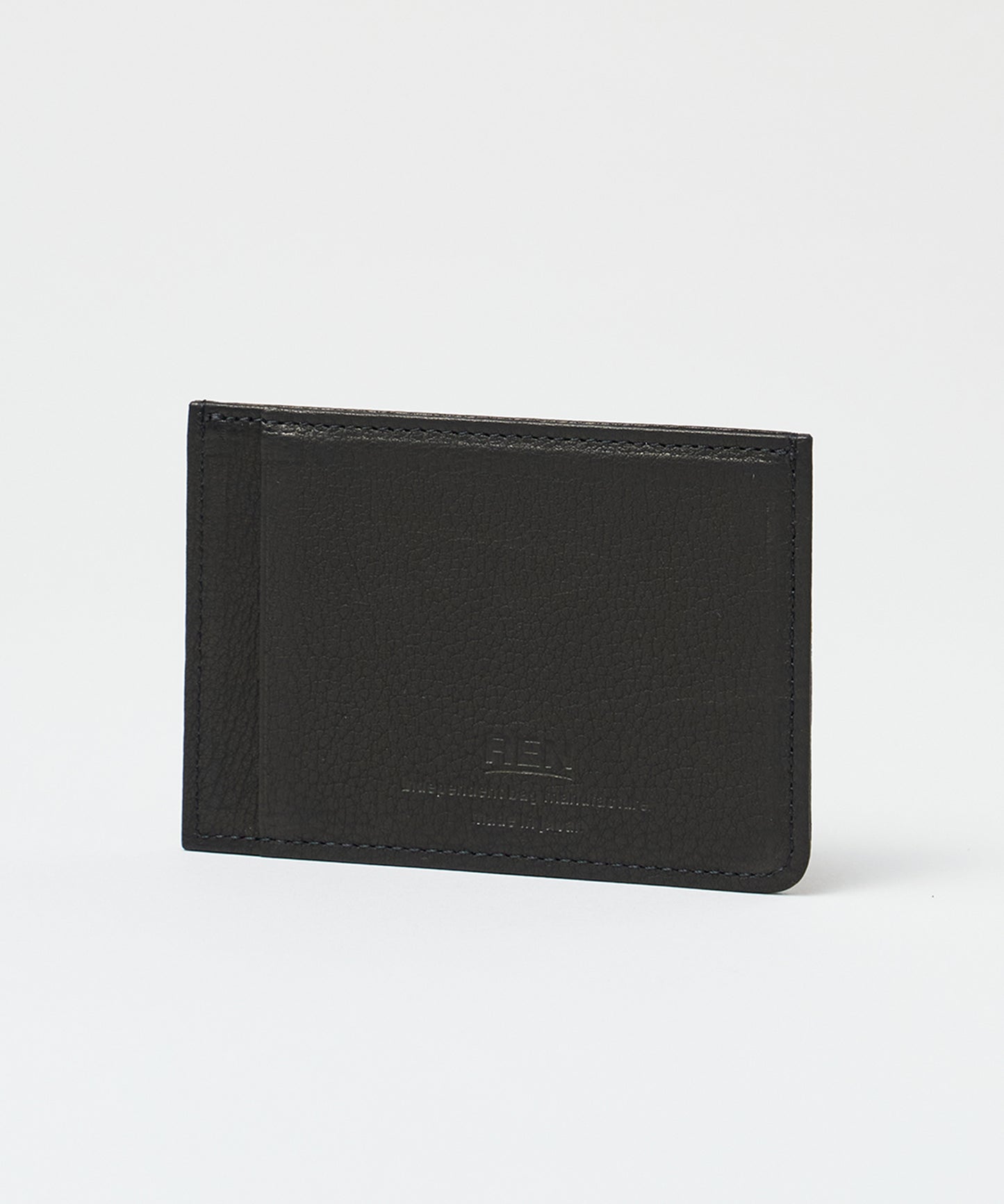 #55/ フラットパス（black）/ 牛革・ベビーバッファロー