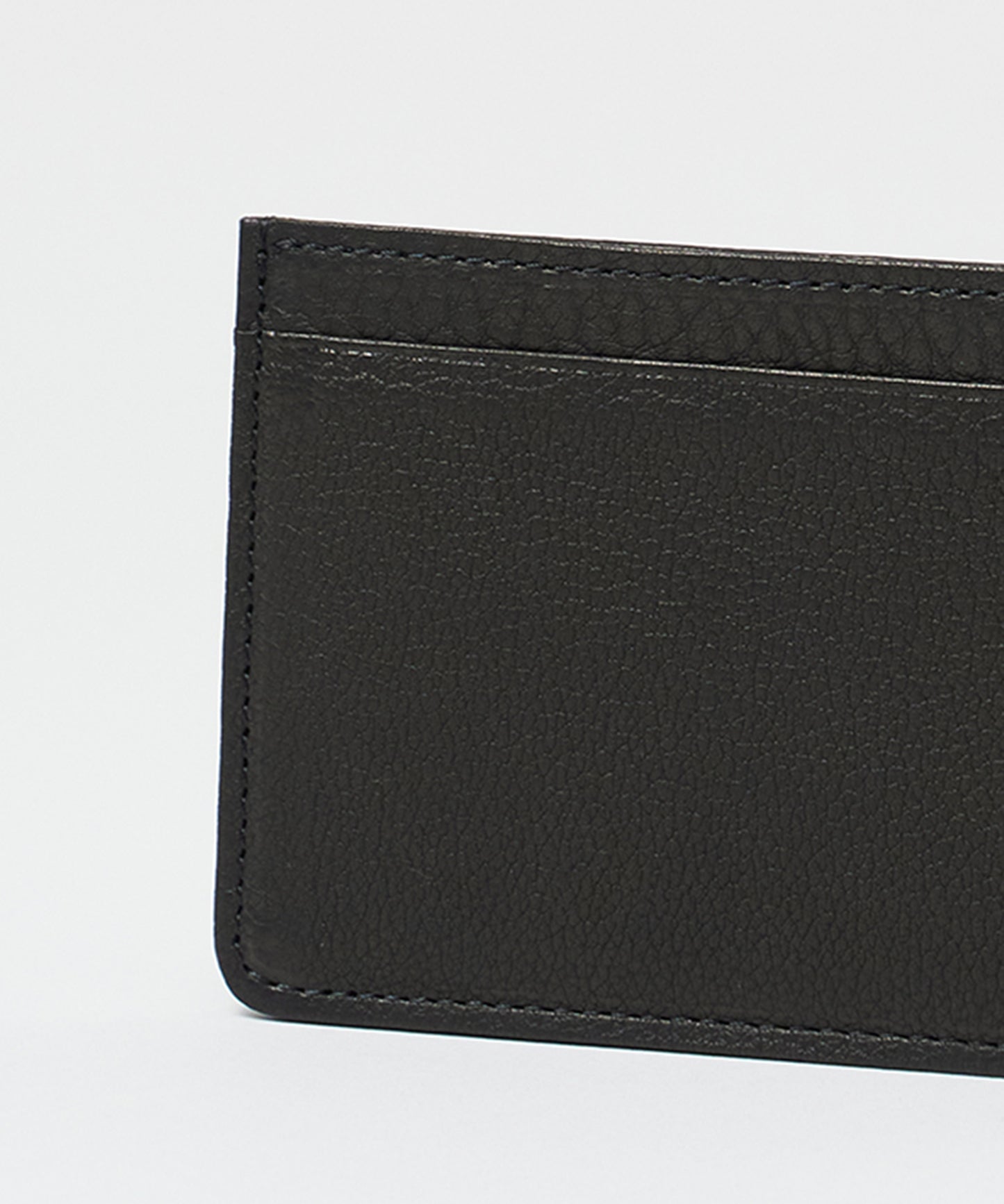 #55/ フラットパス（black）/ 牛革・ベビーバッファロー