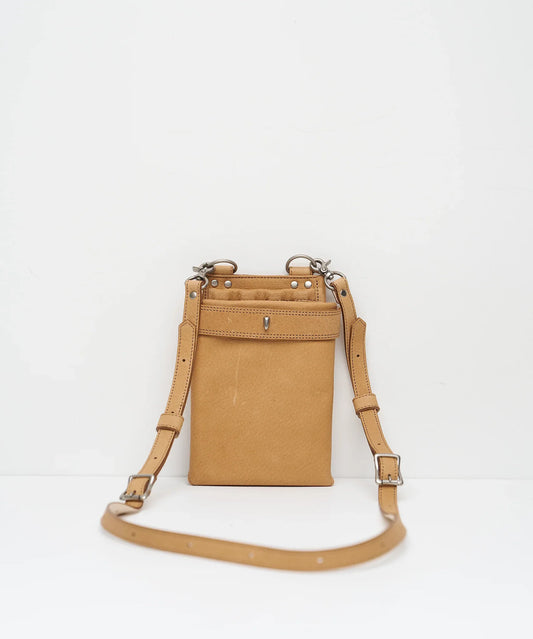 #30/ シザーズバッグ・ネイティブ(camel)/ ピッグスキン・ハリー - REN