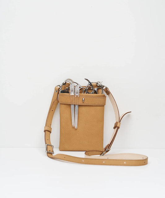 #30/ シザーズバッグ・ネイティブ(camel)/ ピッグスキン・ハリー - REN