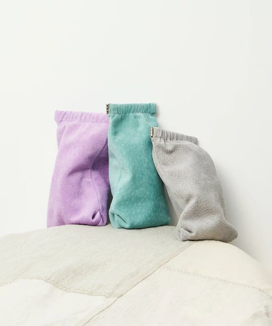 #39/ パームスポーチ（clear mint）/ ピッグスキン・ライニングスエード - REN