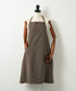#74/ ユニエプロン（Logwood gray）/ NATURE DYE