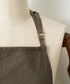 #74/ ユニエプロン（Logwood gray）/ NATURE DYE
