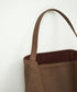 #11《SALE 20%》ベーシックスクエアL（dark brown） / やぎ革・ベアー
