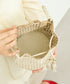 #16《SALE 10%》タッセルボトルショルダー（oatmeal）/ やぎ革・ゴートメッシュ