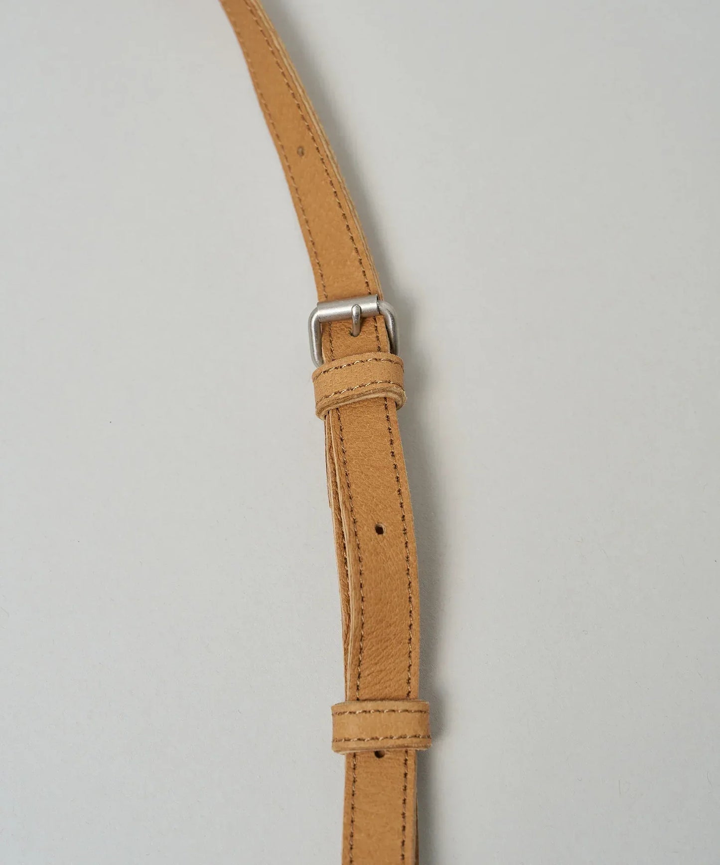 #30/ ランチバッグS キャリーライト（camel）/ ピッグスキン・ハリー - REN