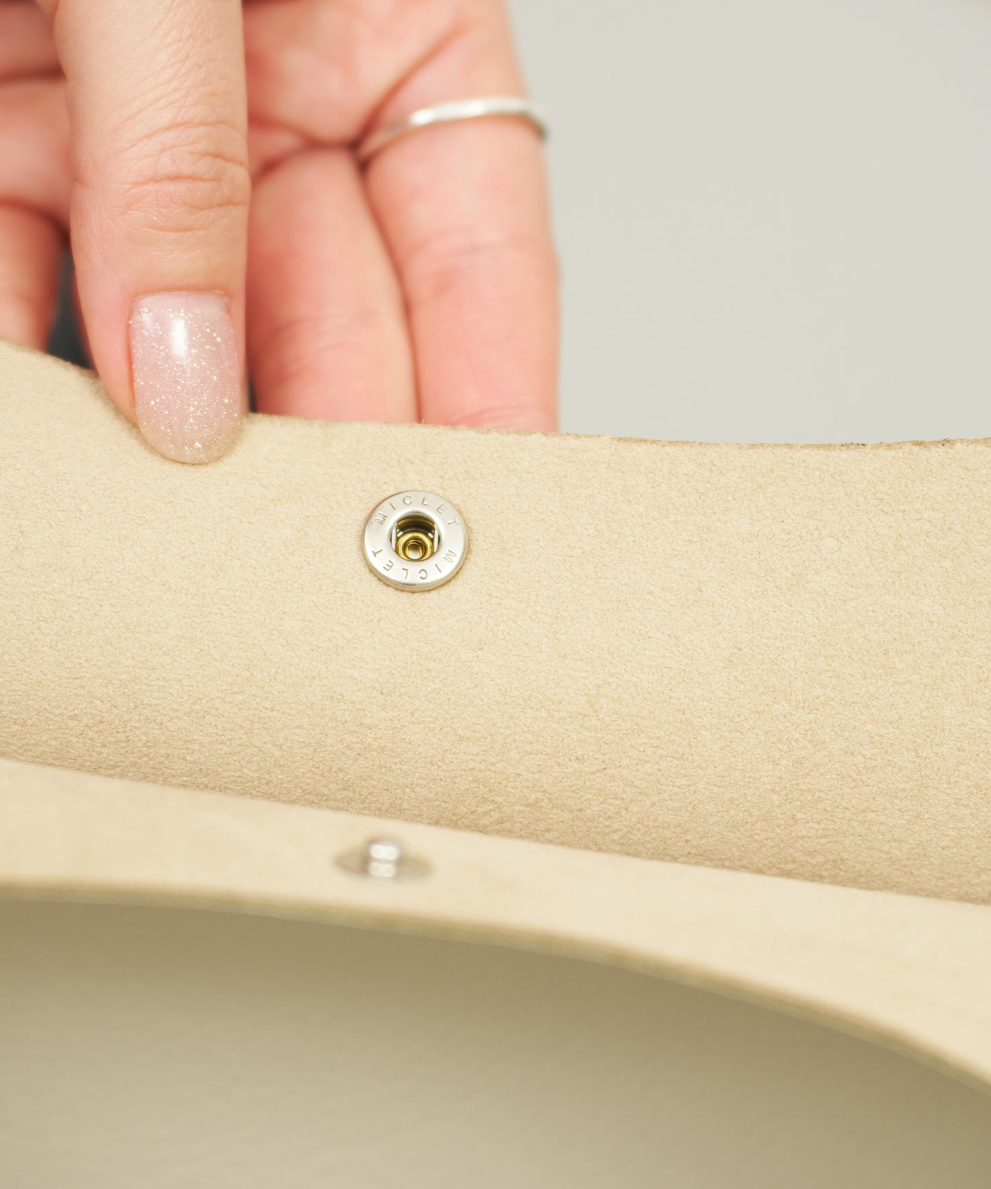 #52b/ サークルトート (ivory) / 牛革・バレンシア