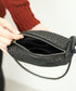 #60/ バレルショルダーS（black）/ 羊革・シープメッシュ