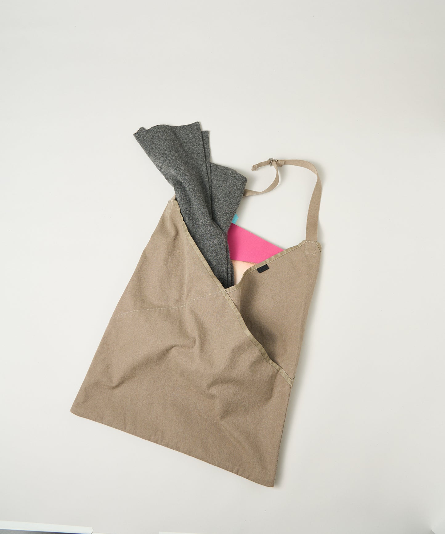 sold out / #75/ ハンモックサック（sand gray）/ WASHABLE COTTON