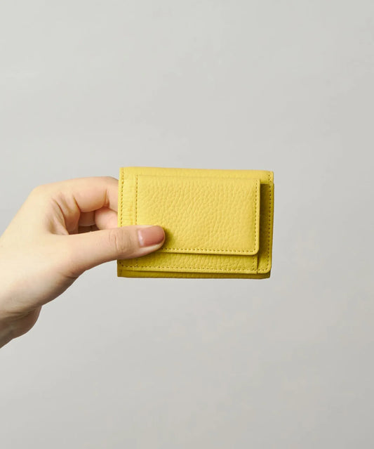 #53/ ミニウォレット(mimosa)/ 牛革・エン