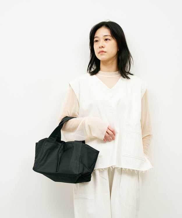 #11 / ダックストートS (black) / やぎ革・ベアー