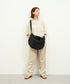 #11《SALE 10%》2wayサークルショルダー （black）/ やぎ革・ベアー