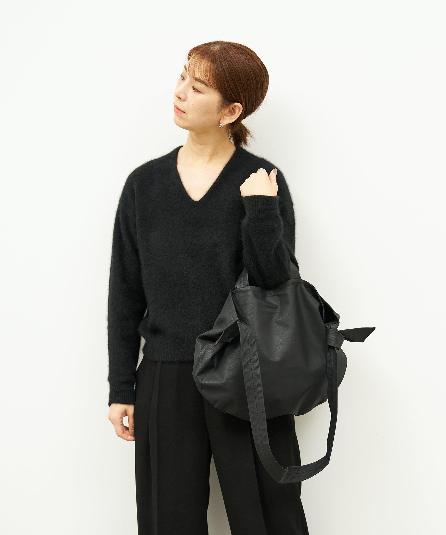 PICK UP〉2wayタイプのレザーバッグ - REN
