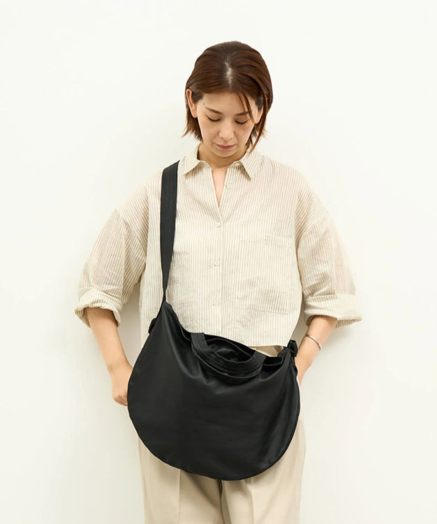 #11《Limited 10%》2wayサークルショルダー （black）/ やぎ革・ベアー