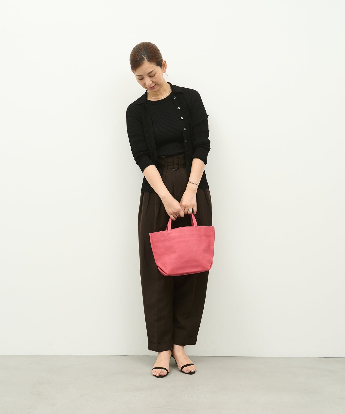 sold out / #30/ ランチバッグS / ピッグスキン・ハリー〈magenta〉