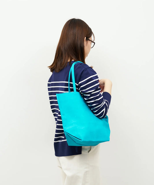 #30《SALE 40%》ランチバッグM（turquoise）/ ピッグスキン・ハリー