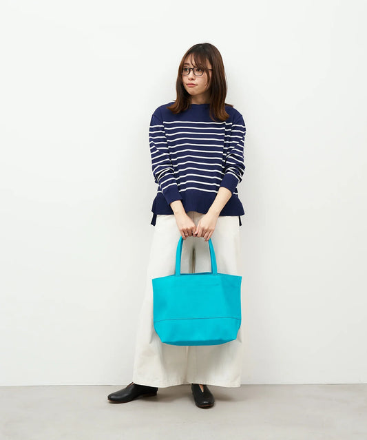 #30《SALE 40%》ワイドトートM（turquoise）/ ピッグスキン・ハリー