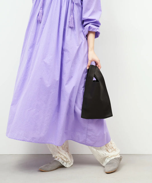 #30/ ミニレジブクロ（black）/ ピッグスキン・ハリー - REN