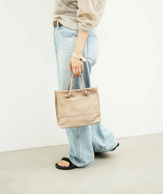 #30/ ミニショッパー(pink beige)/ ピッグスキン・ハリー - REN