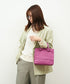 #30/ ミニショッパー（peony purple）/ ピッグスキン・ハリー