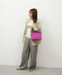 #30/ ミニショッパー（peony purple）/ ピッグスキン・ハリー