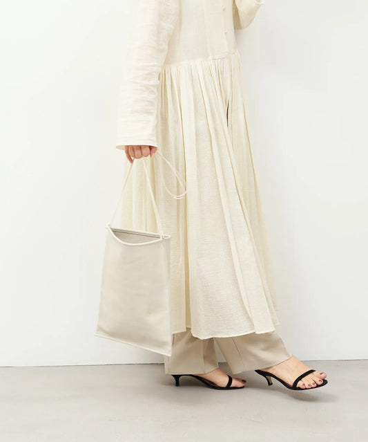 #30《SALE 40%》フラットショルダー(oatmeal)/ ピッグスキン・ハリー - REN