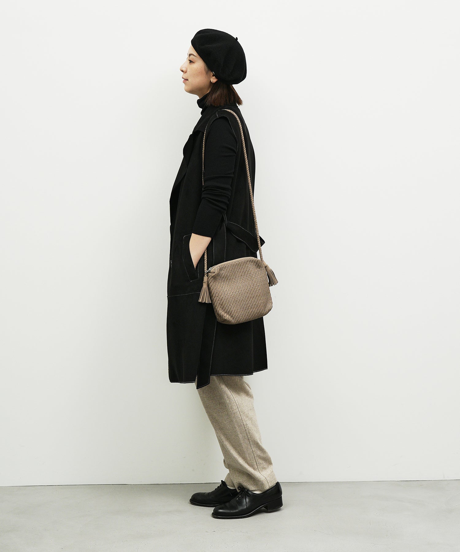 marron beige / 168cm