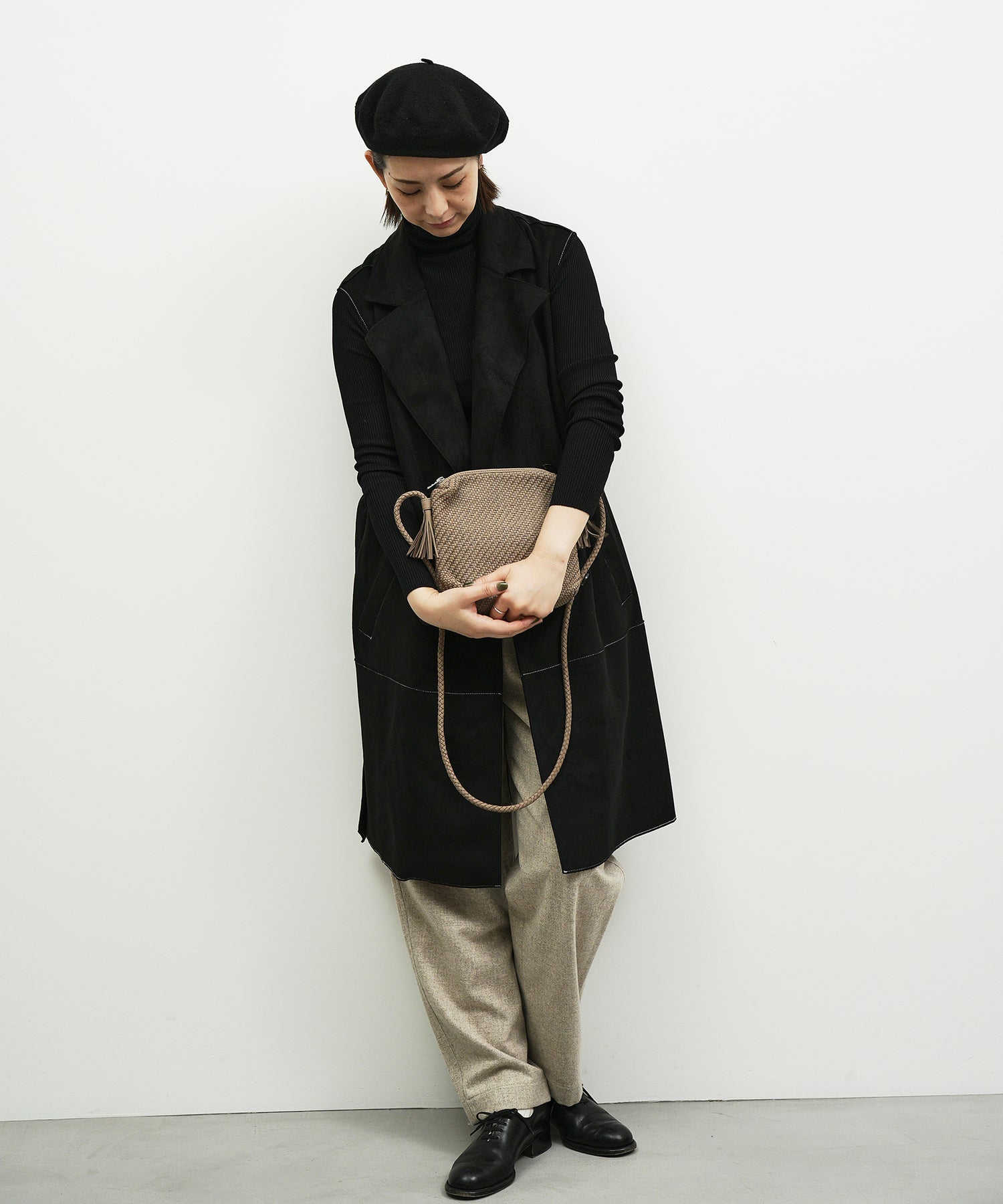 marron beige / 168cm